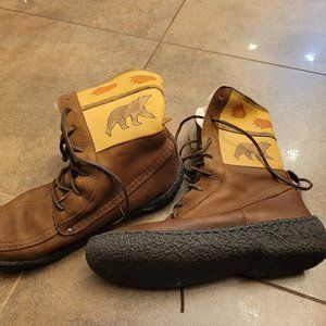 Leather Moccasins Mens 11